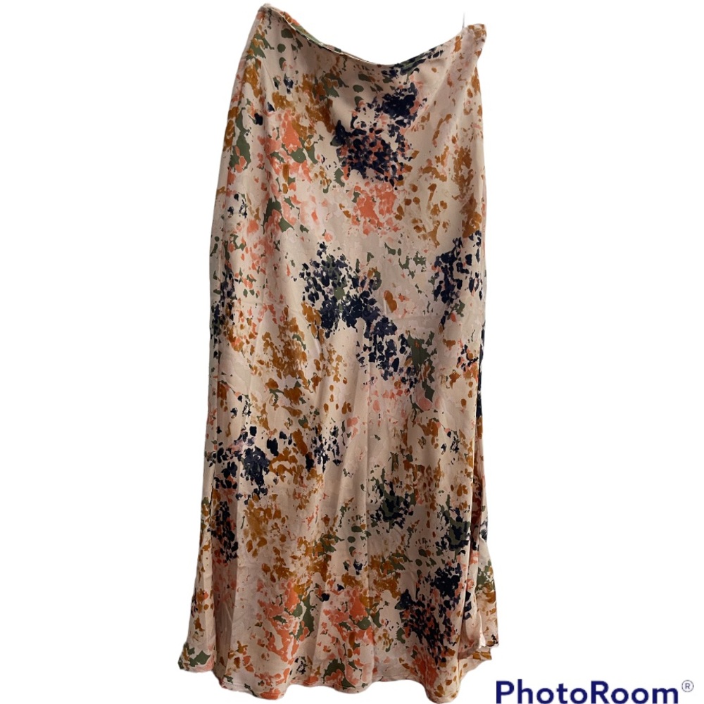 Never Fully Dressed Bloom Print Slip Skirt